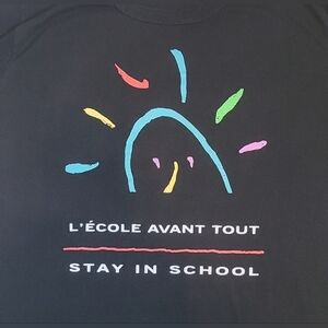 Vintage Bilingual Education Tee
